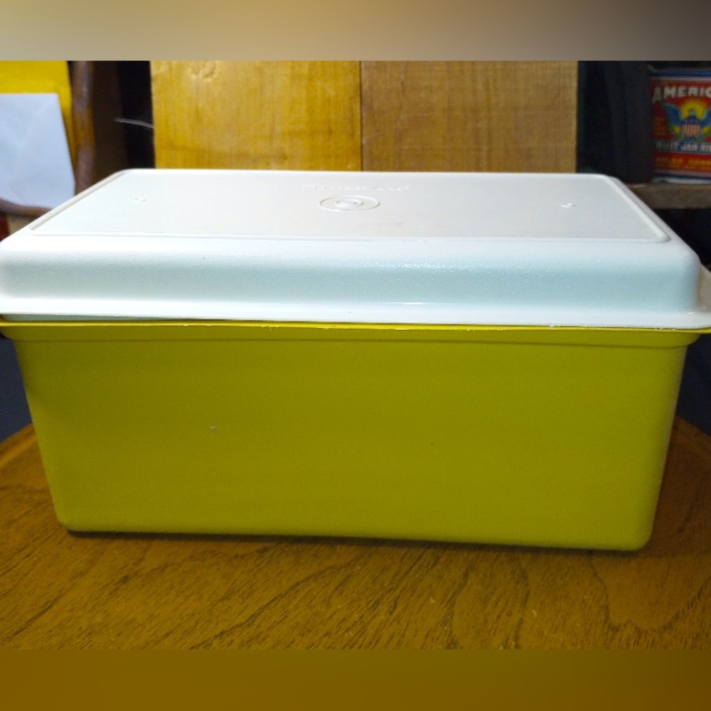 Vintage Tupperware Loaf Bread Container with lid. Perfect for Banana Bread!